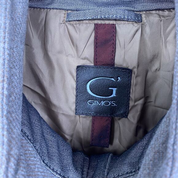 GIMO's Men's Quilted Jacket Gray Size 52 - Picture 4 of 12